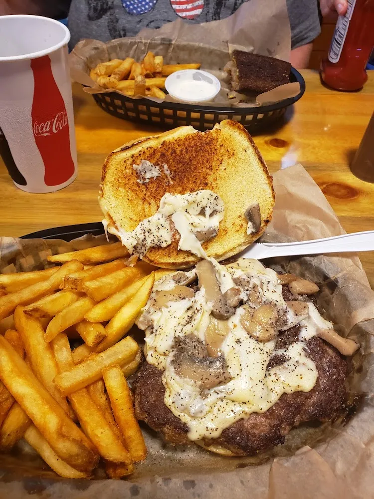 Mushroom Swiss Burger